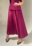 Priya Palazzo Pleated A-line Skirt