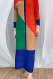 Danette Block Print Loose Fitting Dress