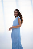 Baby blue (05) | Pleated Dress
