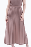 Sadie A-Line Skirt With Small Box Pleats
