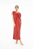 Duperre Pleated Dress With Chelsea Collar