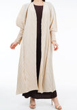 Abaya Pleated With Mutton Sleeve