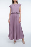 Lavender (03) | Pleated Dress