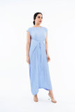 Dany Pleated Dress With Waist String