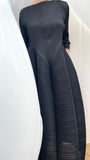 Davina Pleated Dress with Circular Folds