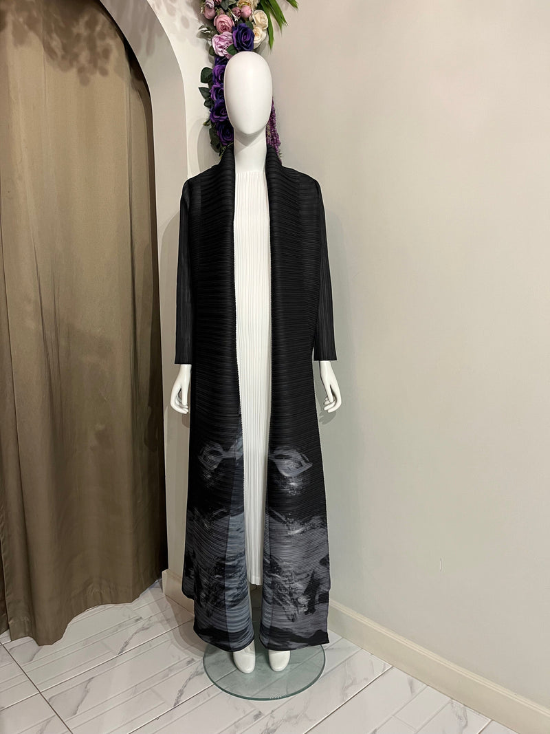 Charcoal Black with Grey