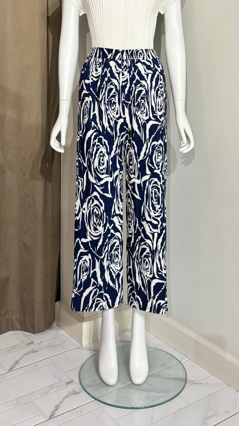 Navy with white Pattern
