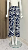 Navy with white Pattern