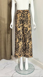 Beige with Black Pattern