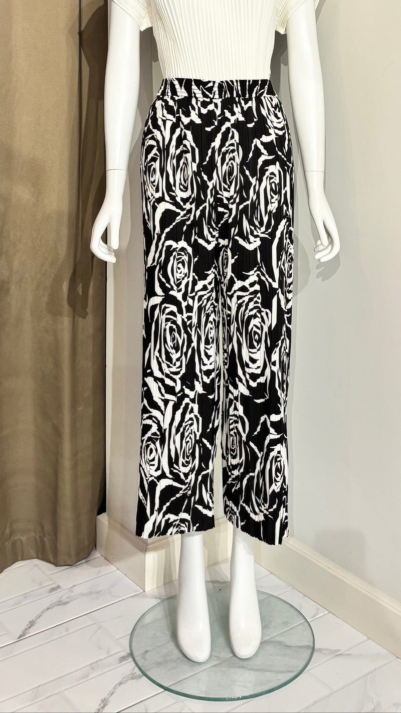 Black with white Pattern