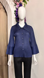 Vera Long Sleeve Pleated Top
