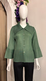 Vera Long Sleeve Pleated Top