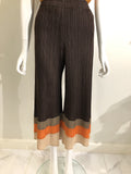 PL011 Tri color Wide Pants