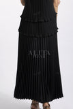 Andrea Big Pleat A-line Skirt - Alita Pleat