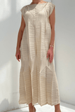 Pleated Origami Dress With Large Folds