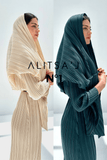 Alitsa'J No.1 Pleated Dress Set with Attached Shayla