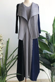 Denver sleeveless long dress with cardigan - Alita Pleat