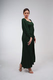 Emerald Green (00) | Pleated Dress