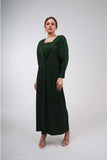 Emerald Green (00) | Pleated Dress