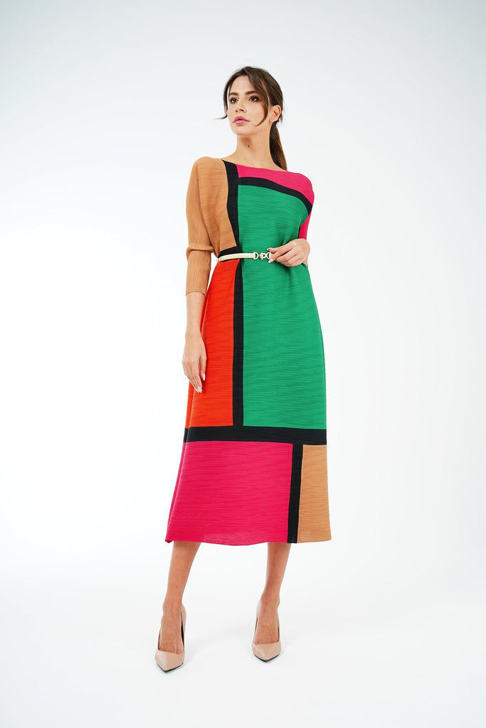Pink (01) with Green (02)