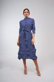 Blue (01) | Pleated Dress