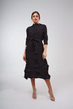 Black (00) | Pleated Dress