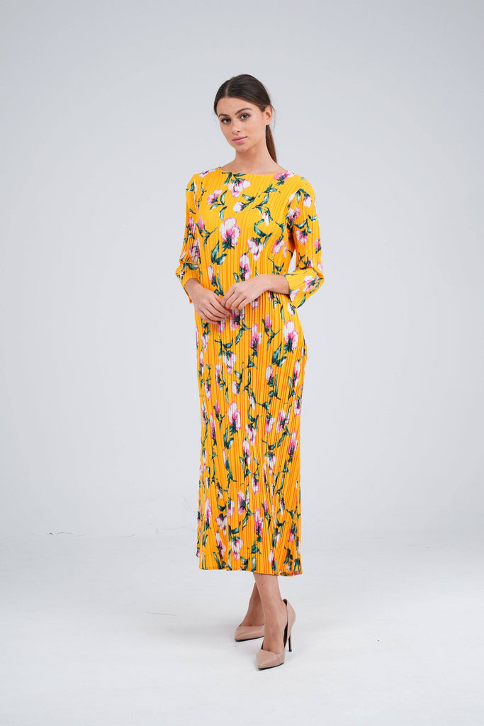 Yellow with Big Flowers