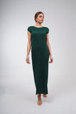 Emerald Green (00) | Pleated Dress