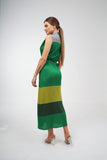 Green (00) | Pleated Dress