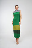 Green (00) | Pleated Dress