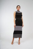 Grey (00) | Pleated Dress