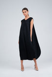 Black (00) | Pleated Dress