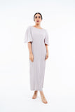 Duffin Pleated Dress With Flared Sleeves