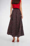 Black with Red White