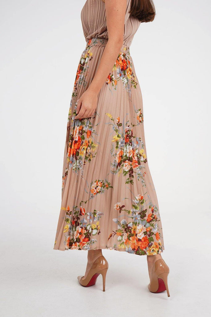 Beige with Flowers