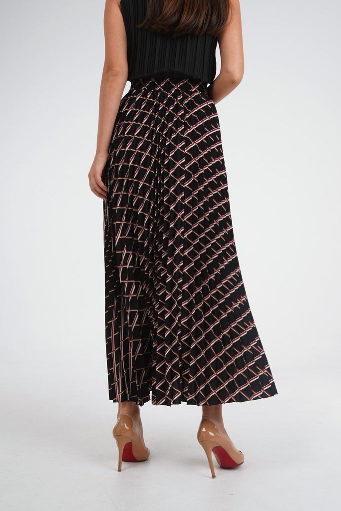 Black Red with Print