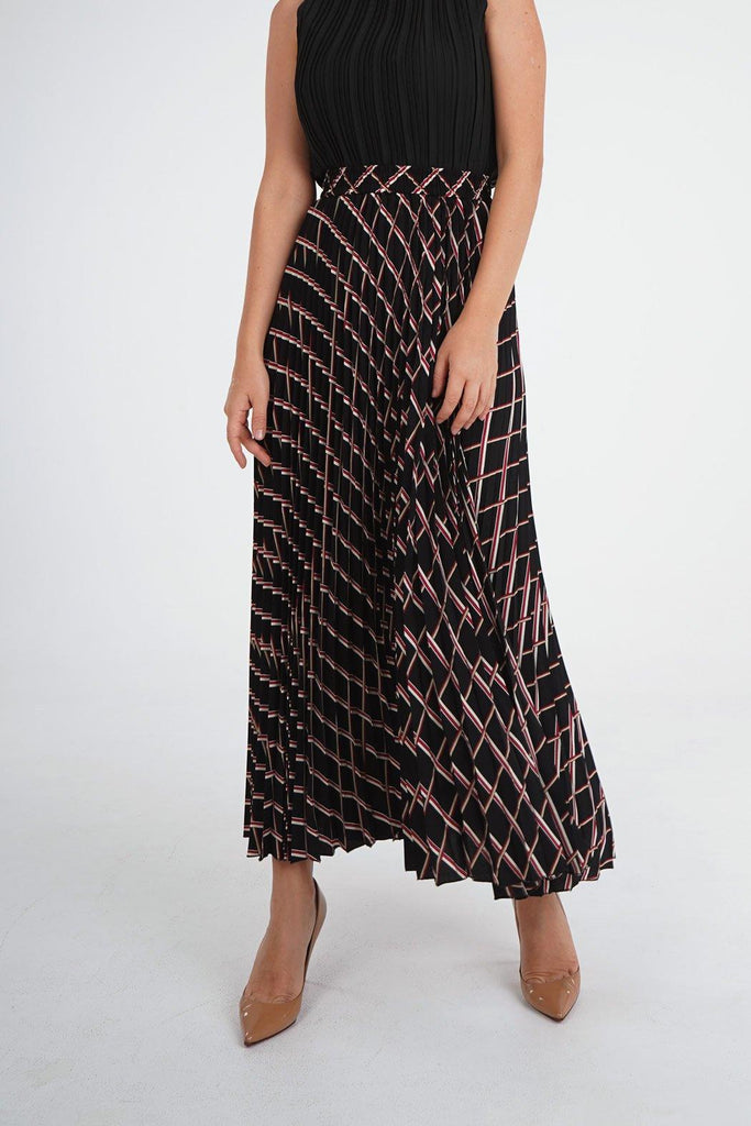 Black Red with Print