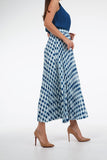 Blue with White Checkered