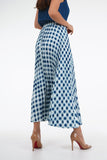 Blue with White Checkered