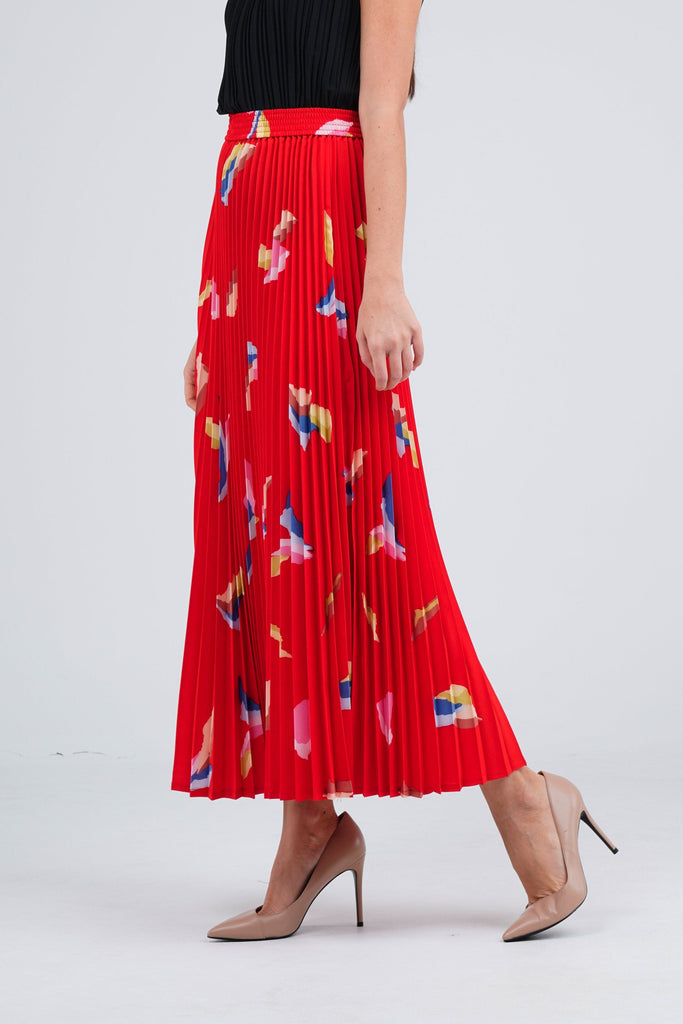 Red with print