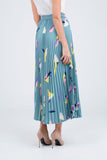 Turquoise with print