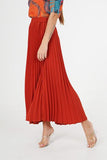Andrea Big Pleat A-line Skirt (Soft Fabric)