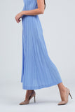 Baby Blue (04) | Pleated Dress