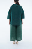 Emerald Green (01) | Dress Pleated