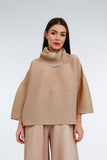 Beige (01) | Dress Pleated