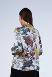 Off White with Flower Patterns | uae online shopping clothes