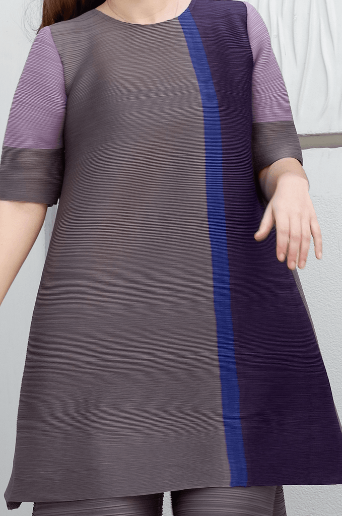Purple (00) | Dress Pleated