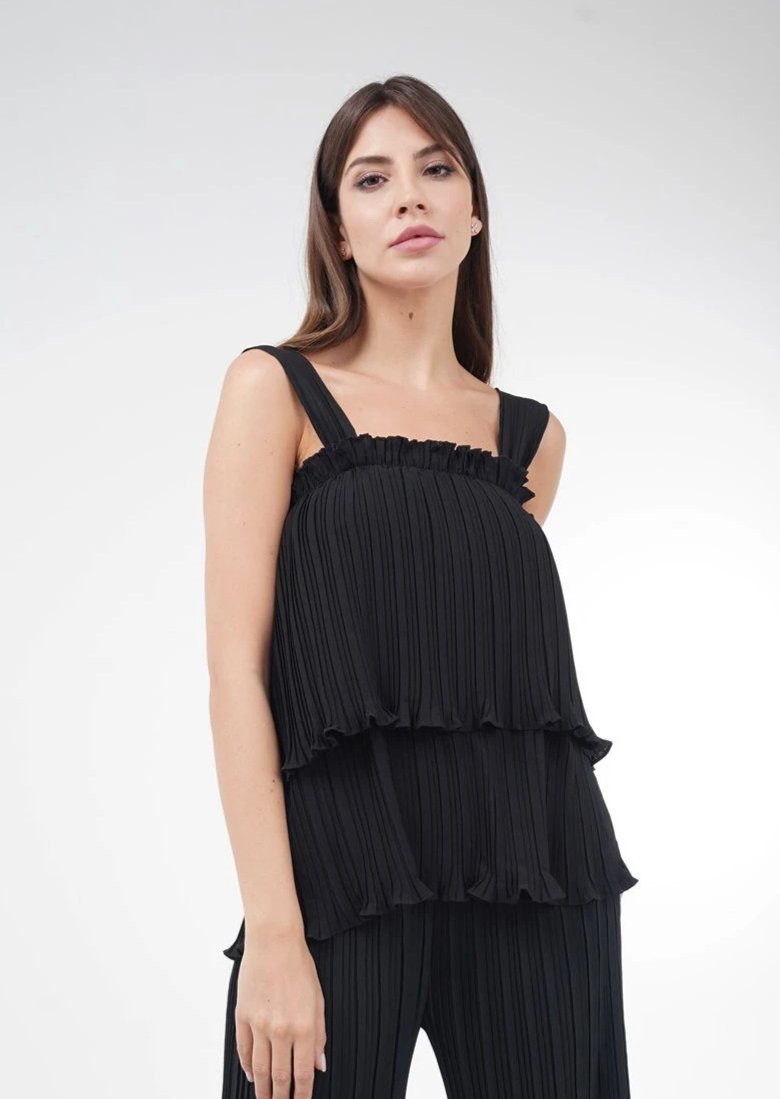 Black (00) | Dress Pleated