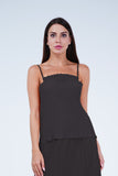 Arie Pleated Tank Top