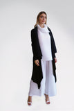 Eda Long Pleated Cardigan